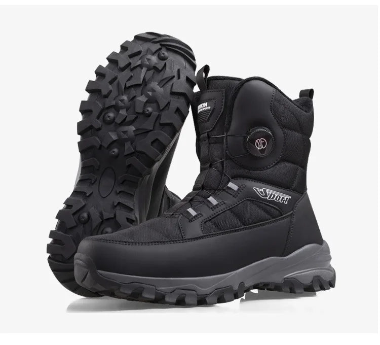 DravonCraft™ Snow Hiking Boots – Waterproof Protection & Heavy-Grip Soles