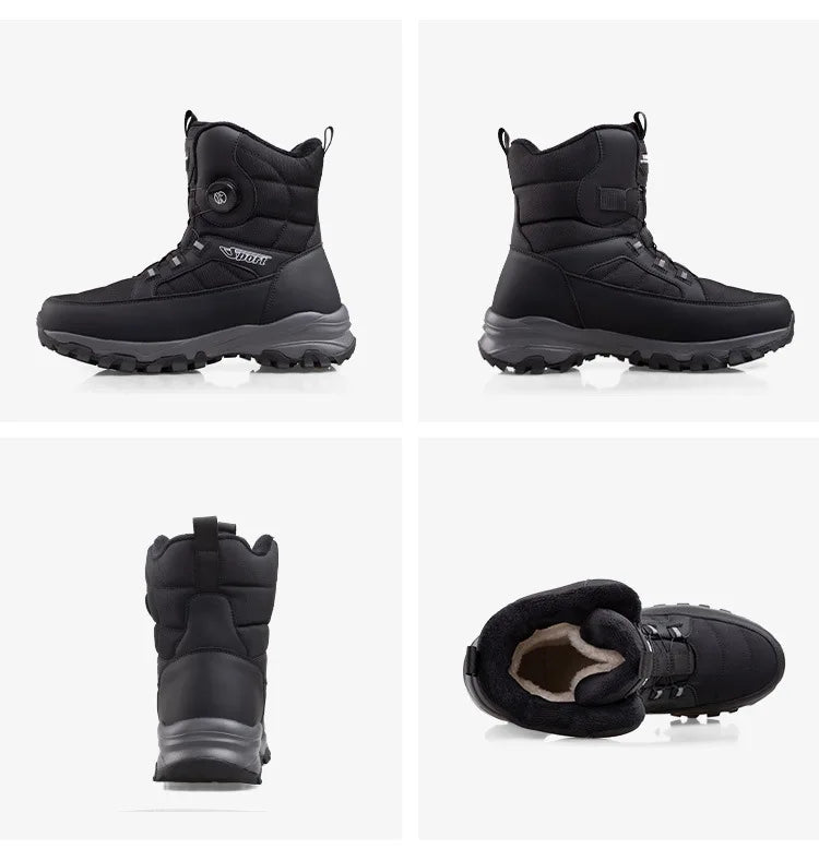 DravonCraft™ Snow Hiking Boots – Waterproof Protection & Heavy-Grip Soles