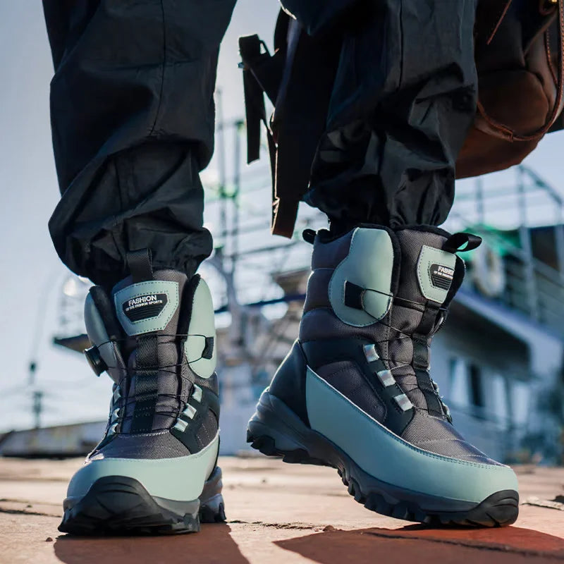 DravonCraft™ Snow Hiking Boots – Waterproof Protection & Heavy-Grip Soles