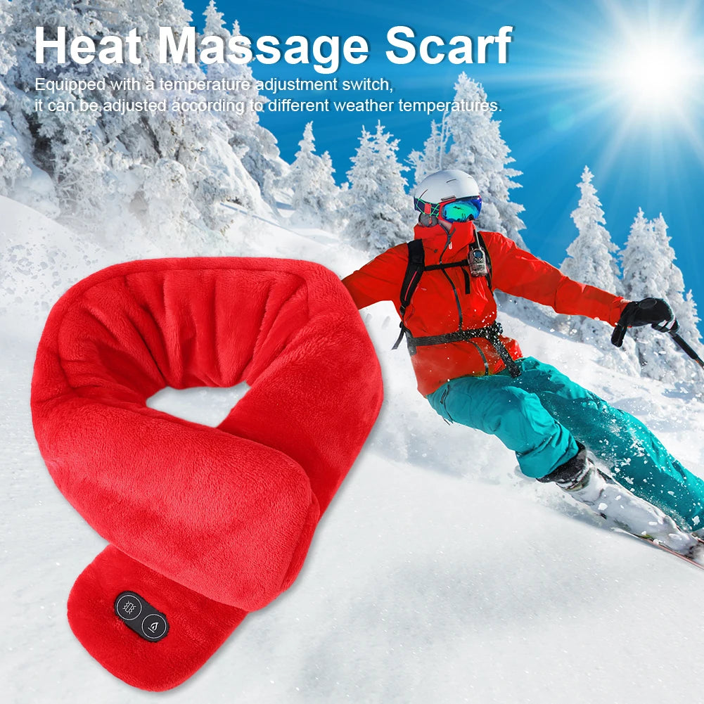DravonCraft™ 3-Temp Heated Scarf – Instant Warmth & All-Day Comfort