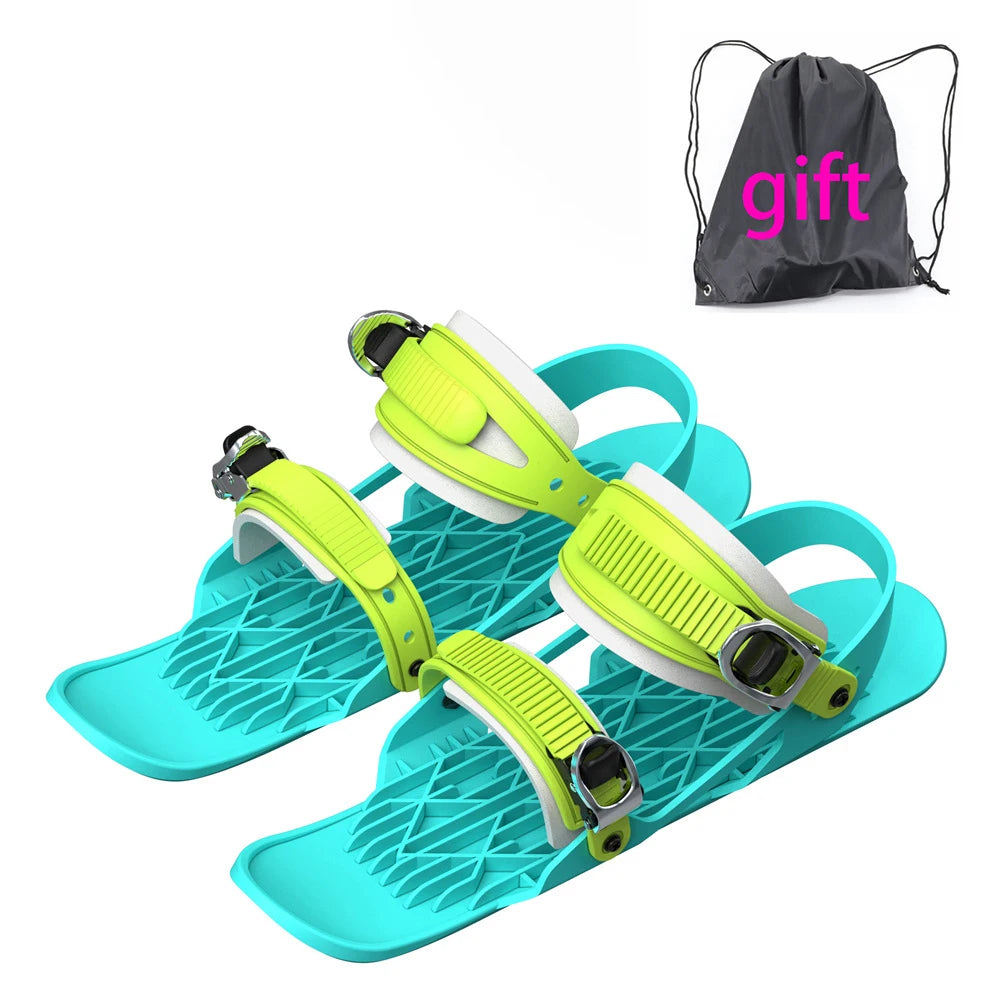 DravonCraft™ Mini Ski Skates – Compact Winter Fun & High-Grip Control