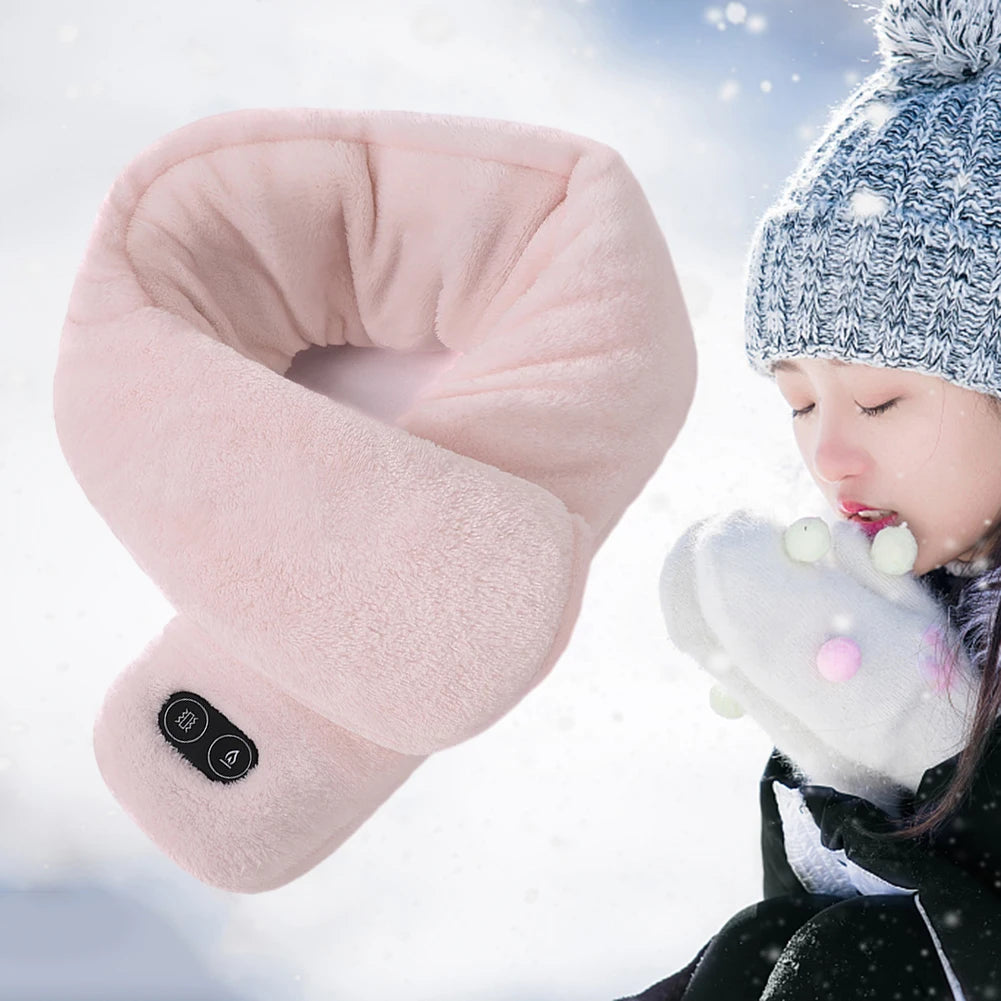 DravonCraft™ 3-Temp Heated Scarf – Instant Warmth & All-Day Comfort