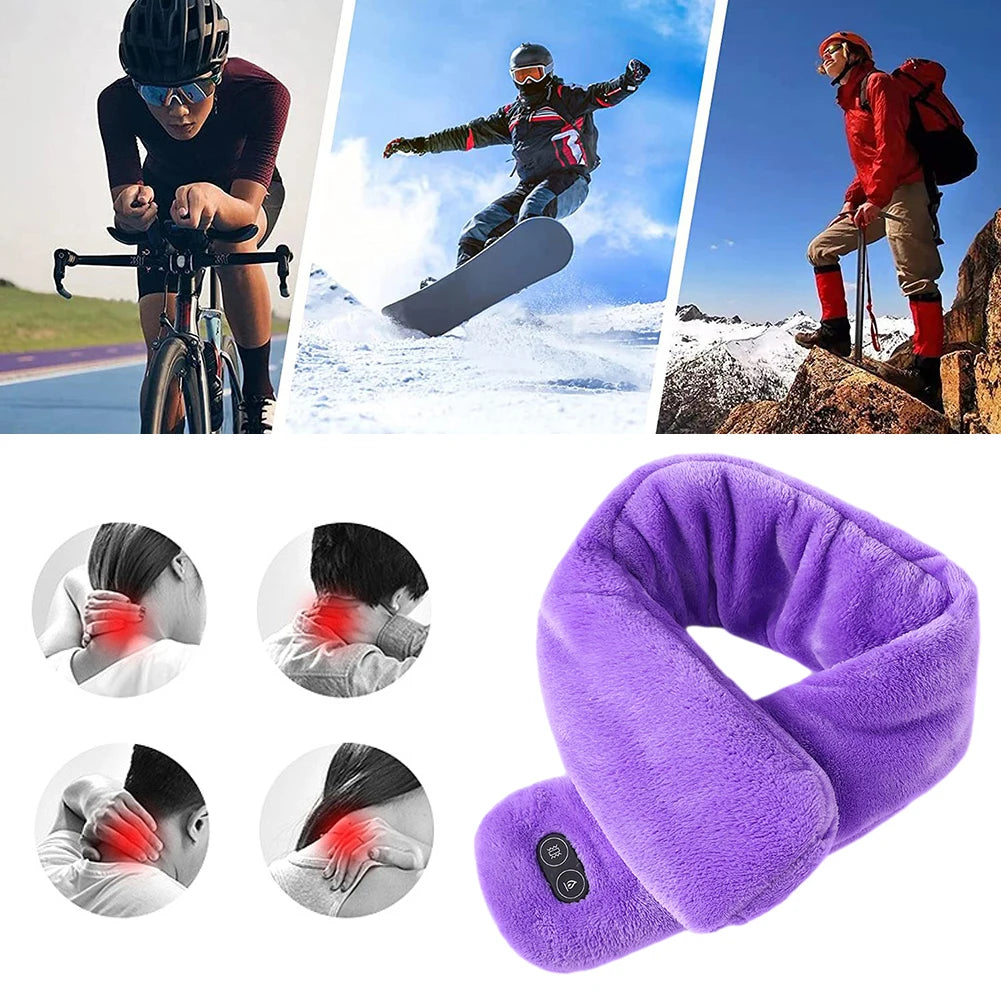 DravonCraft™ 3-Temp Heated Scarf – Instant Warmth & All-Day Comfort