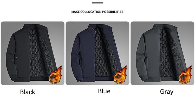 DravonCraft™ Insulated Winter Jacket – Heat-Lock Design & Waterproof Shell