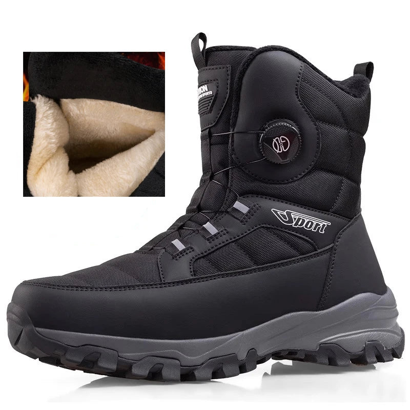 DravonCraft™ Snow Hiking Boots – Waterproof Protection & Heavy-Grip Soles
