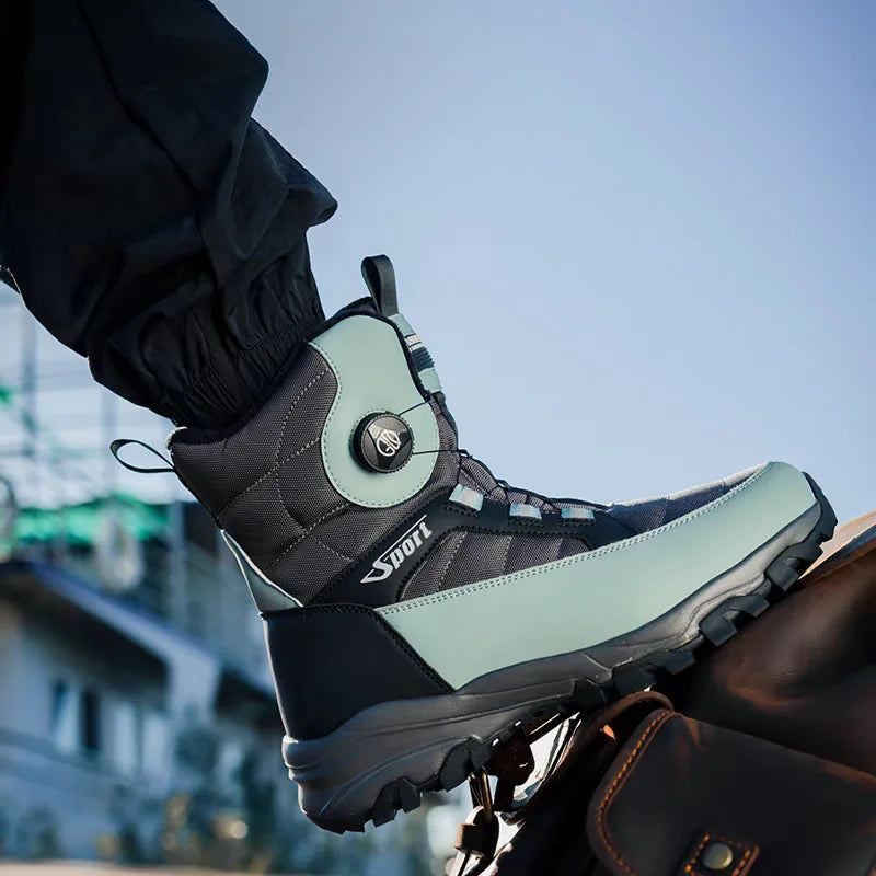 DravonCraft™ Snow Hiking Boots – Waterproof Protection & Heavy-Grip Soles