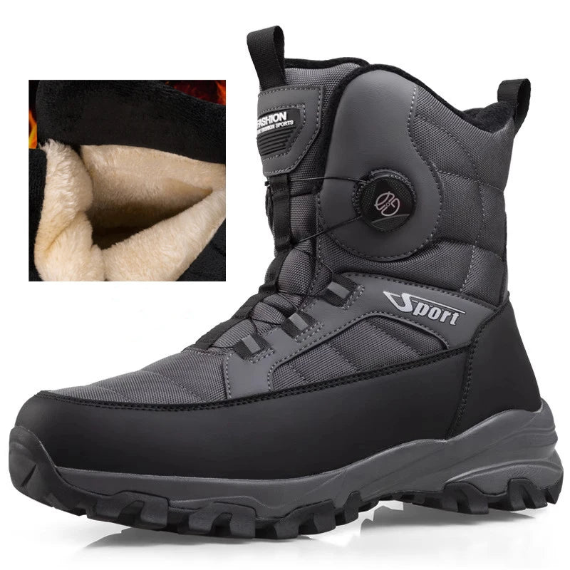 DravonCraft™ Snow Hiking Boots – Waterproof Protection & Heavy-Grip Soles