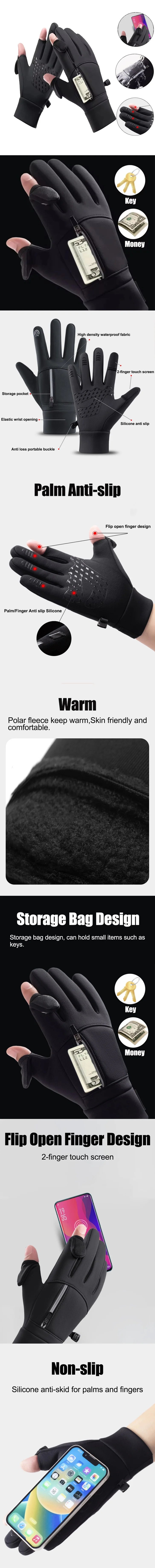 DravonCraft™ Performance Thermal Gloves – Touchscreen Ready