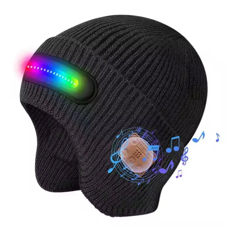 DravonCraft™ LED Bluetooth Beanie – Hands-Free Music & Winter Warmth