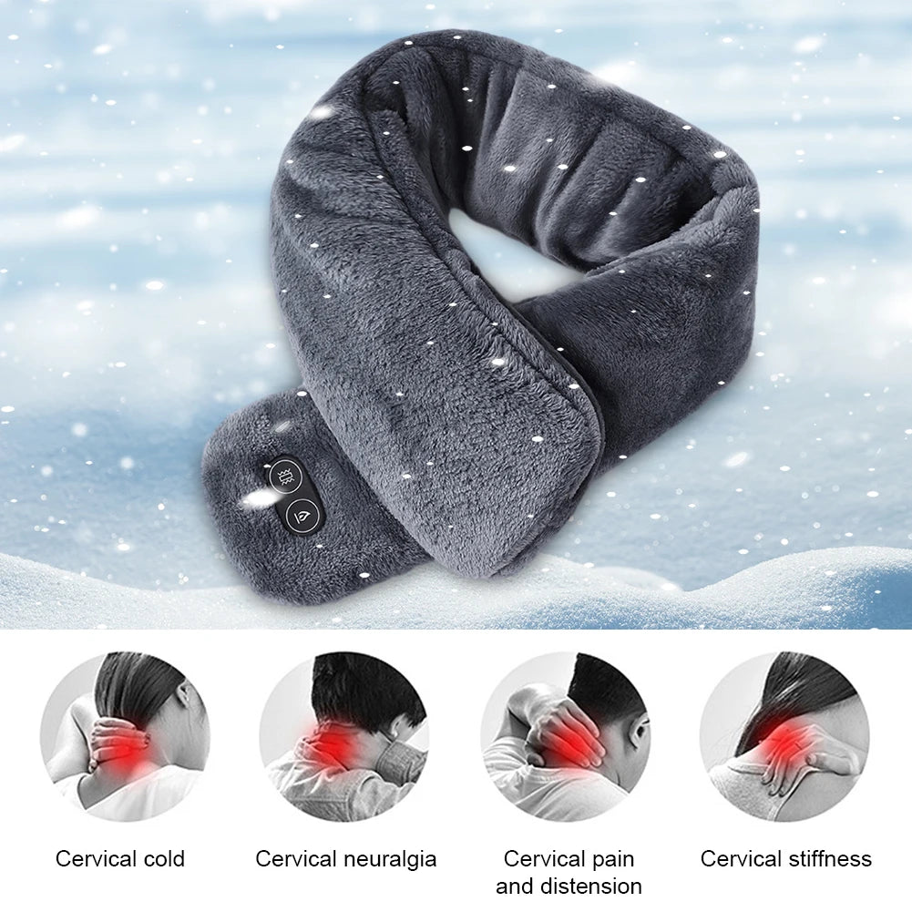 DravonCraft™ 3-Temp Heated Scarf – Instant Warmth & All-Day Comfort