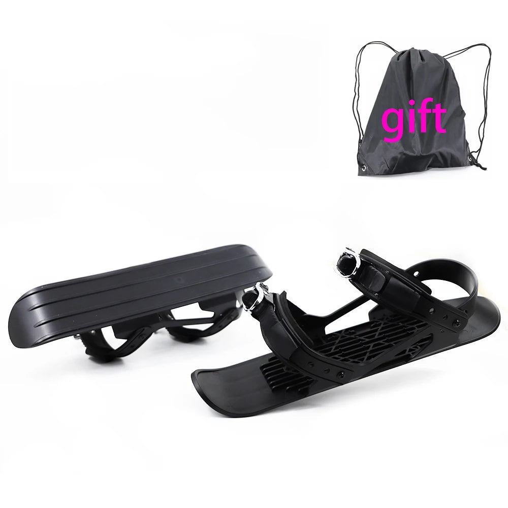 DravonCraft™ Mini Ski Skates – Compact Winter Fun & High-Grip Control