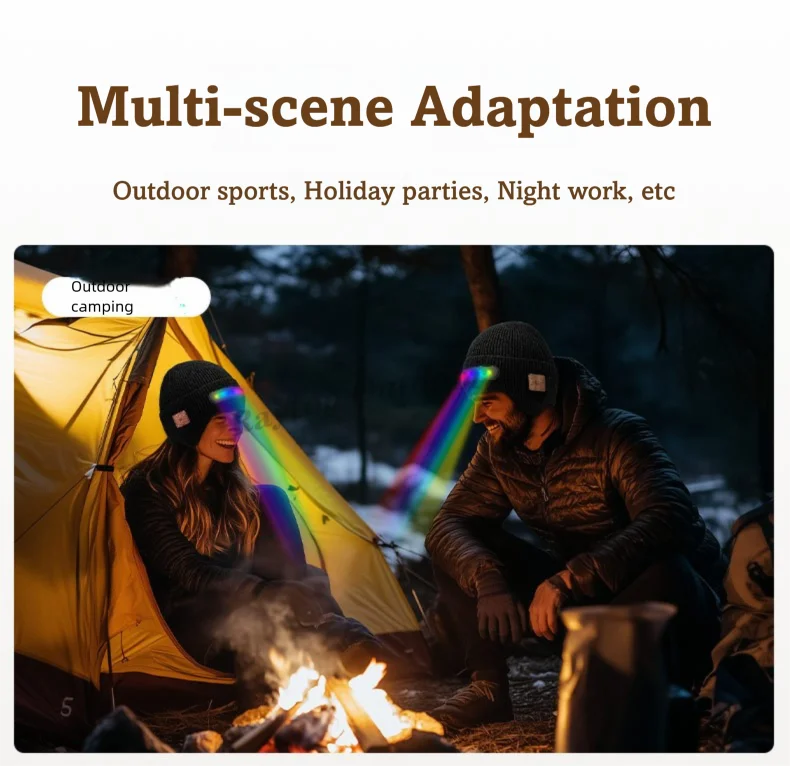 DravonCraft™ LED Bluetooth Beanie – Hands-Free Music & Winter Warmth