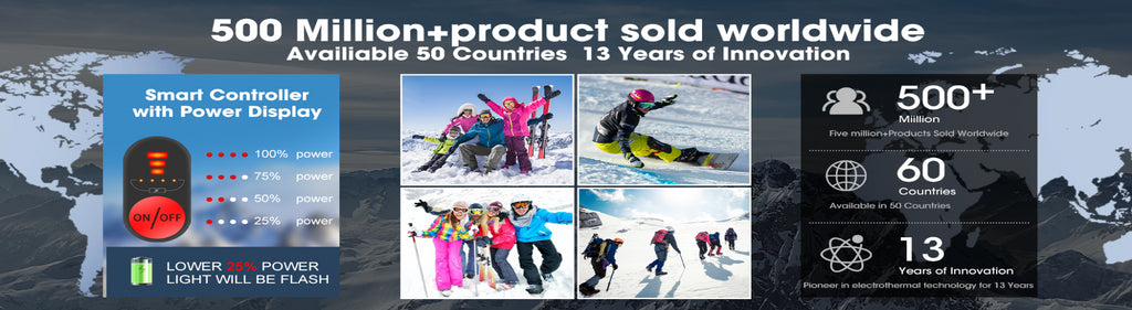 DravonCraft™ Heated Winter Socks – Toe-to-Heel Warmth & Rechargeable Heat