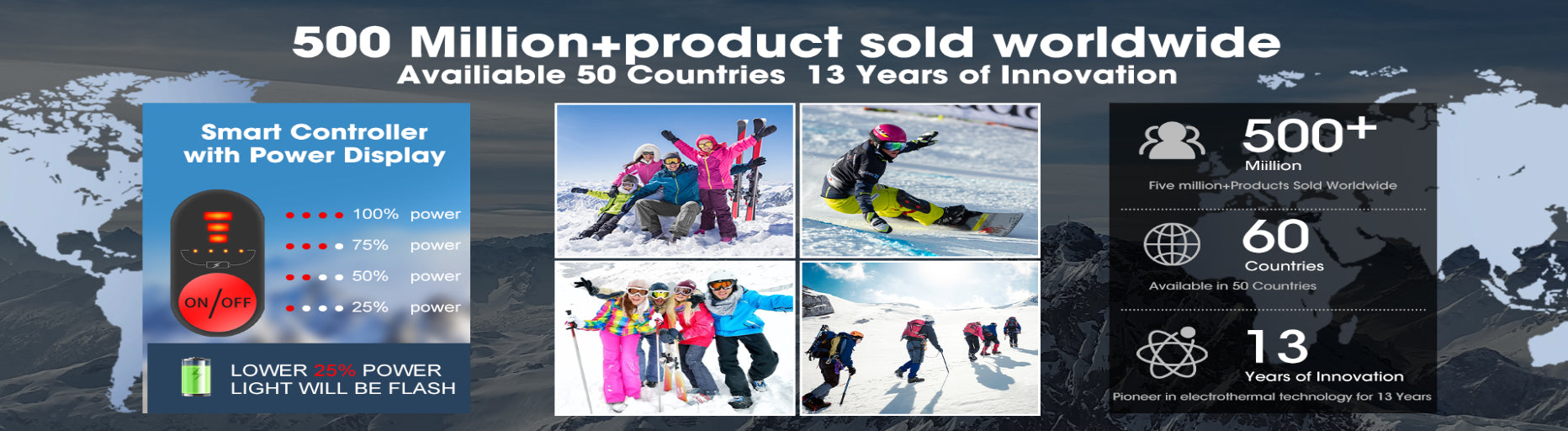 DravonCraft™ Heated Winter Socks – Toe-to-Heel Warmth & Rechargeable Heat