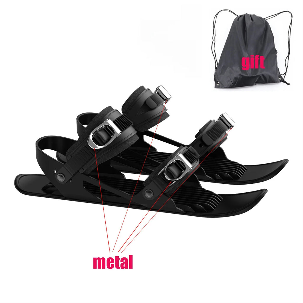 DravonCraft™ Mini Ski Skates – Compact Winter Fun & High-Grip Control