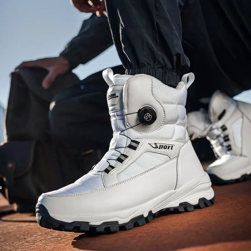 DravonCraft™ Snow Hiking Boots – Waterproof Protection & Heavy-Grip Soles