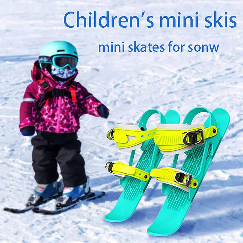 DravonCraft™ Mini Ski Skates – Compact Winter Fun & High-Grip Control