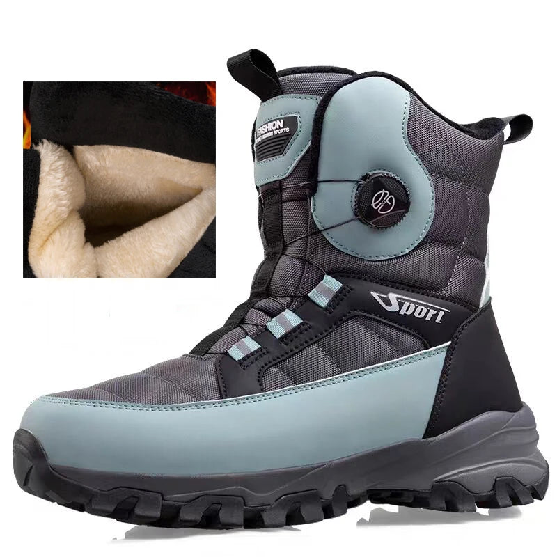DravonCraft™ Snow Hiking Boots – Waterproof Protection & Heavy-Grip Soles