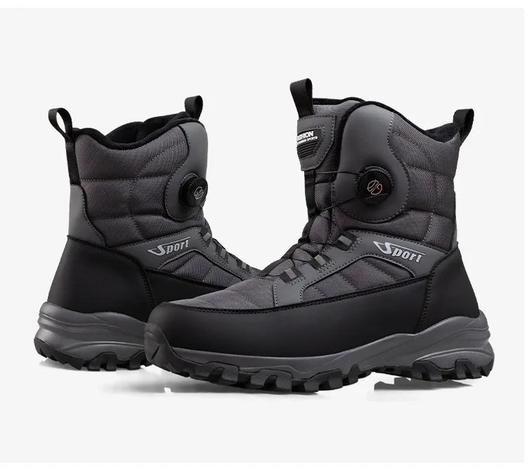DravonCraft™ Snow Hiking Boots – Waterproof Protection & Heavy-Grip Soles