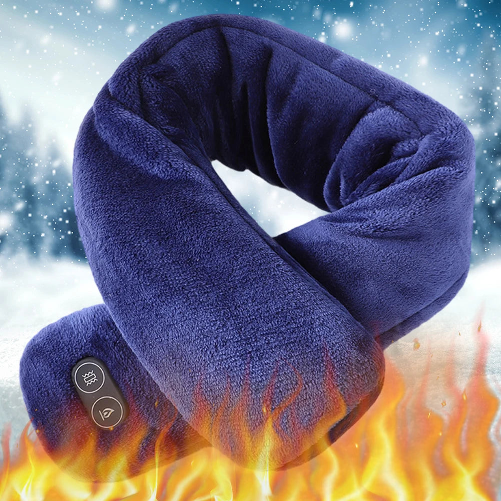 DravonCraft™ 3-Temp Heated Scarf – Instant Warmth & All-Day Comfort