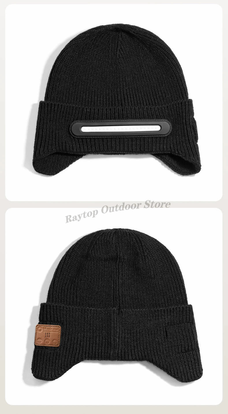 DravonCraft™ LED Bluetooth Beanie – Hands-Free Music & Winter Warmth