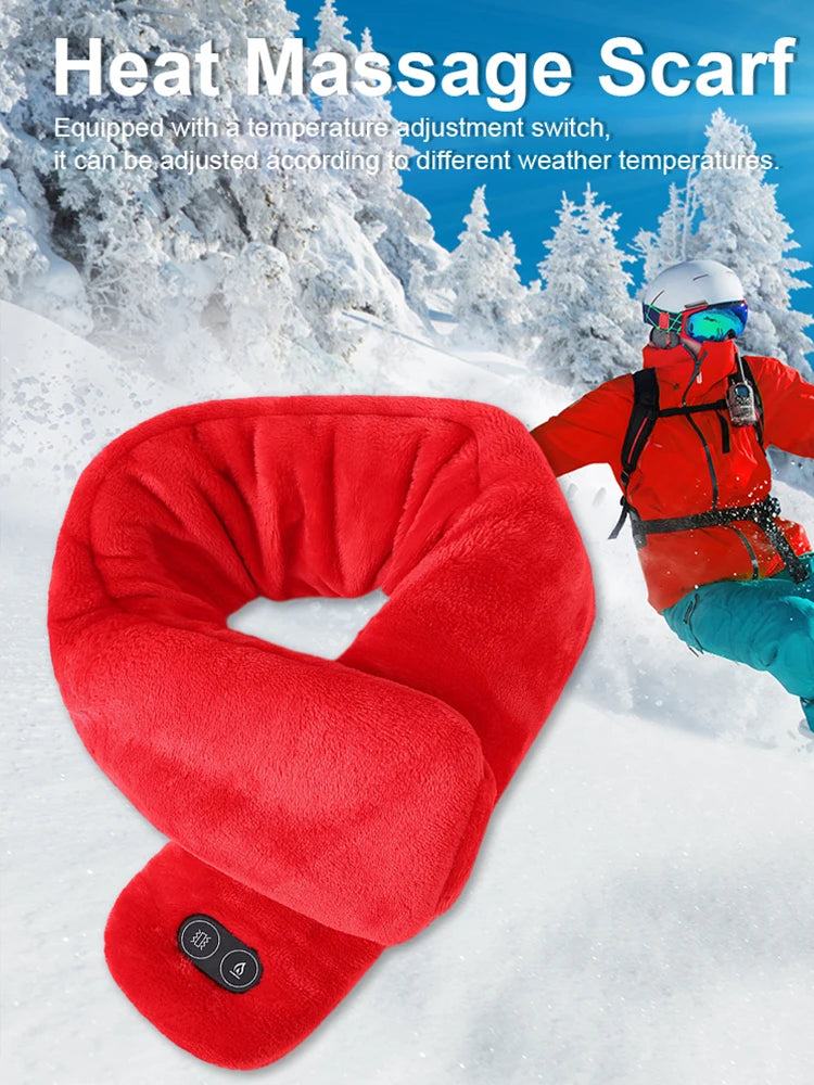 DravonCraft™ 3-Temp Heated Scarf – Instant Warmth & All-Day Comfort